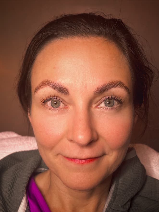 Wimpern nach dem Lifting