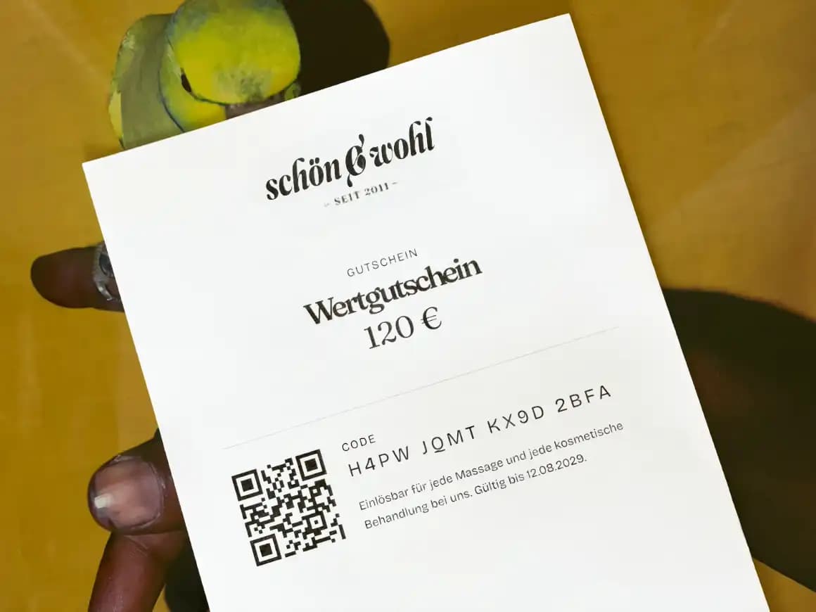 Ein Wertgutschein von schön und wohl